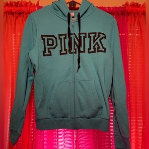 Medium Pink by Victoria Secrets 2-piece jogging set. Teal set.